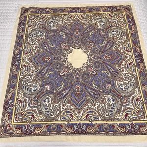 CLOSET CLEAR OUT! Lovely vintage scarf,  30" square; made in Rome